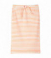 Kids' Straight Skirt with Stripes Fluorescent Orange 104