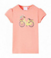 Kids' T-shirt Neon Coral 140
