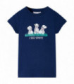 Kids' T-shirt Navy Blue 128