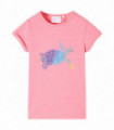 Kids' T-shirt Bright Pink 116