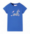 Kids' T-shirt Cobalt Blue 116
