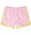 Kids' Shorts with Trim Bright Pink 140