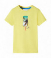 Kids' T-shirt Yellow 140