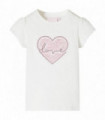 Kids' T-shirt Ecru 128