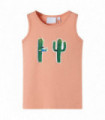 Kids' Tank Top Light Orange 92