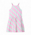 Kids' Dress with Drawstring Sleeveless Pink 128