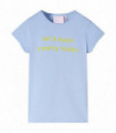 Kids' T-shirt Light Blue 92