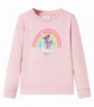Kids' Sweatshirt Light Pink 128