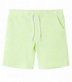 Kids' Shorts with Drawstring Neon Yellow 116