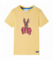 Kids' T-shirt with Short Sleeves Yellow 116