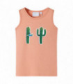 Kids' Tank Top Light Orange 140