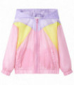 Kids' Hooded Jacket with Zip Multicolour 128