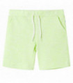 Kids' Shorts with Drawstring Neon Yellow 140