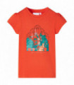Kids' T-shirt Dark Orange 92