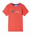 Kids' T-shirt with Short Sleeves Light Red 140