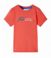 Kids' T-shirt with Short Sleeves Light Red 104