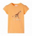 Kids' T-shirt Bright Orange 104