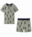 Kids' Pyjamas with Short Sleeves Light Khaki 104