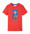 Kids' T-shirt with Short Sleeves Red 116