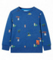 Kids' Sweatshirt Dark Blue Melange 92