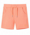 Kids' Shorts with Drawstring Neon Orange 116