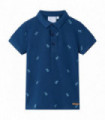 Kids' Polo Shirt Dark Blue 104