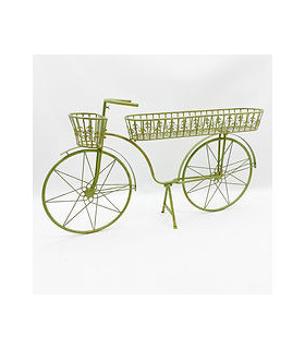 138CM LEAF GREEN BICYCLE PLANTER