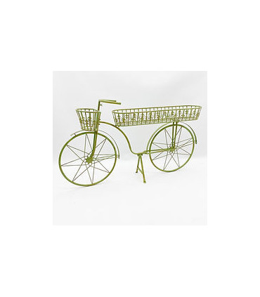 138CM LEAF GREEN BICYCLE PLANTER