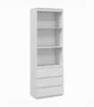 HOMCOM 180cm Tall Bookshelf Free Standing Storage Shelf Unit with Storage White