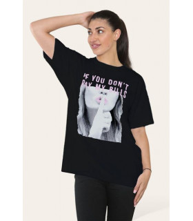 Ladies Printed Short Sleeve T-Shirt Top