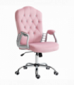 Vinsetto Home Office Chair with Adjustable Height Tilt Function Pink