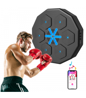 HOMCOM 24V Kids Electric Motorbike with Twist Grip Throttle, Music, Horn - Blue