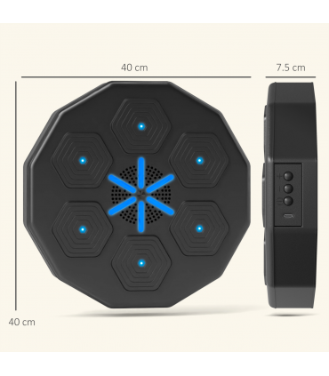 HOMCOM 24V Kids Electric Motorbike with Twist Grip Throttle, Music, Horn - Blue