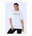 Ladies Coco Paris  Printed Short Sleeve T-Shirt Top