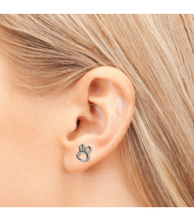 Hollow Bunny Stud Earrings