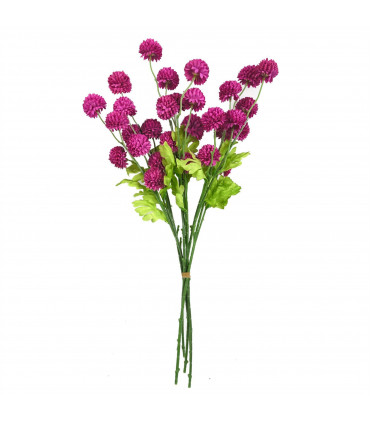 50cm Dahlia Pompom Pink Artificial Stem