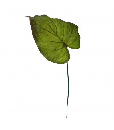 50cm Artificial Green Plastic Leaf Stem