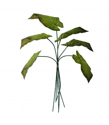 50cm Artificial Green Plastic Leaf Stem