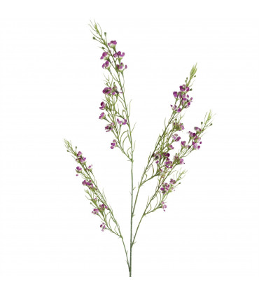 100cm Artificial Foliage with Small Flowers - Purple