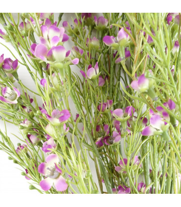 100cm Artificial Foliage with Small Flowers - Purple