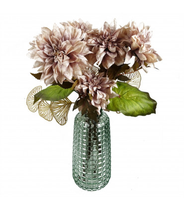 55cm Dahlia Flower Stem - Dusty Pink