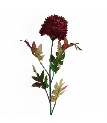 70cm Large Ball Dahlia Artificial Flower Stem Pink