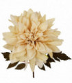 55cm Dahlia Flower Stem - Dusty Cream