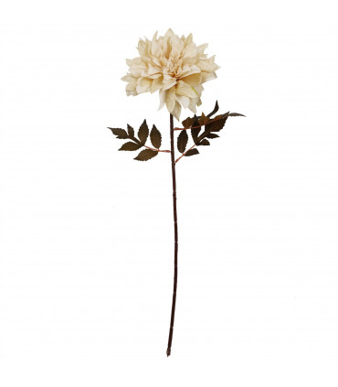 55cm Dahlia Flower Stem - Dusty Cream