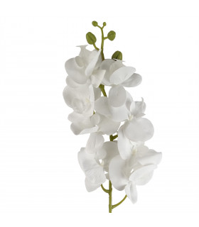 100cm Artificial Phalaenopsis Orchid White Stem