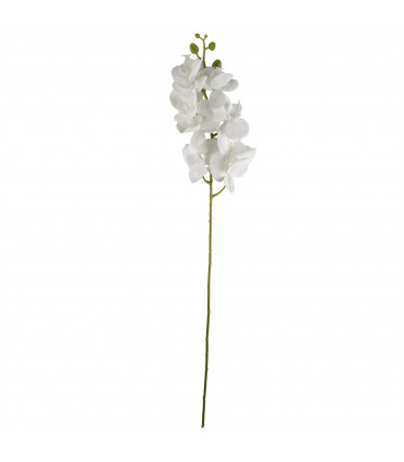 100cm Artificial Phalaenopsis Orchid White Stem