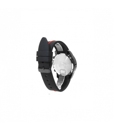 Lorus Mens Sports Chronograph Dated Black Dial Black Rubber Strap Watch RT347JX9 BRAND NEW BUT NEEDS BATTERY