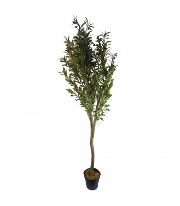 150cm Artificial Natural Look Olive Tree with Wooden Trunk