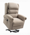 HOMCOM Power Lift Recliner Chair for Elderly with Remote Control, Khaki