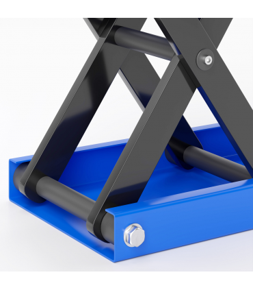 DURHAND 500KG Steel Motorbike Repair Lift X Frame Adjustment Jack, Blue